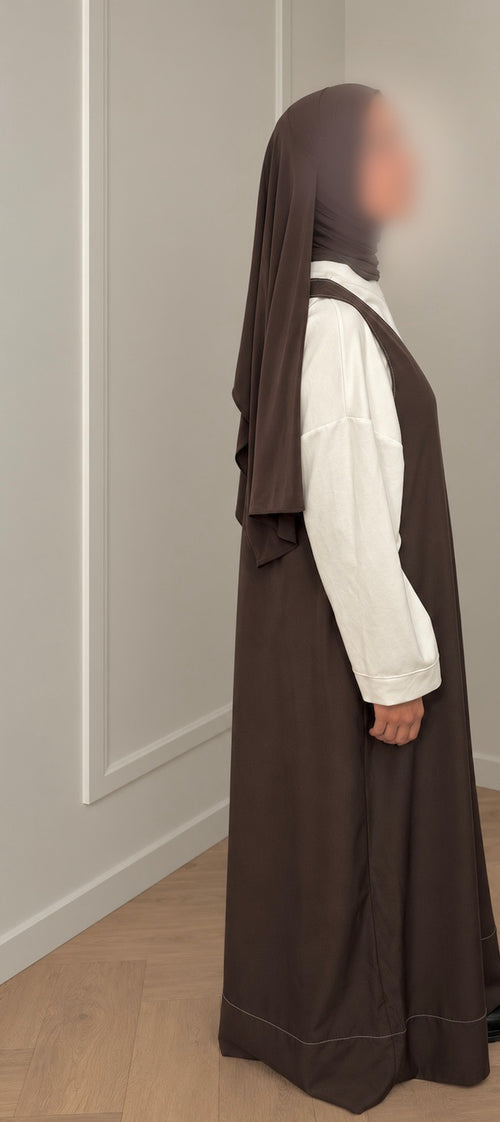 Autumn gilet dress