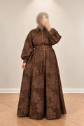 Floral dress - Brown