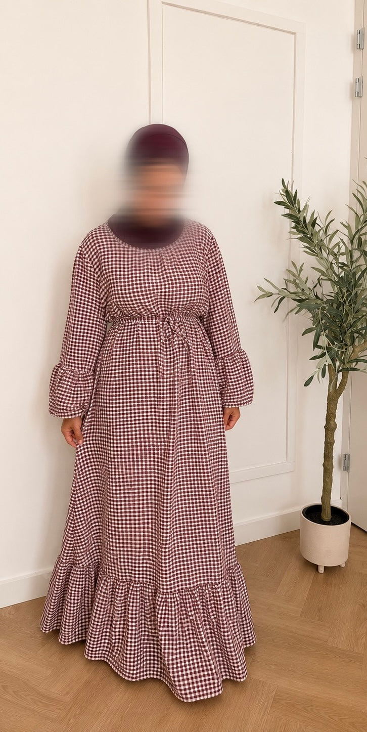 Amelié dress - Burgundy