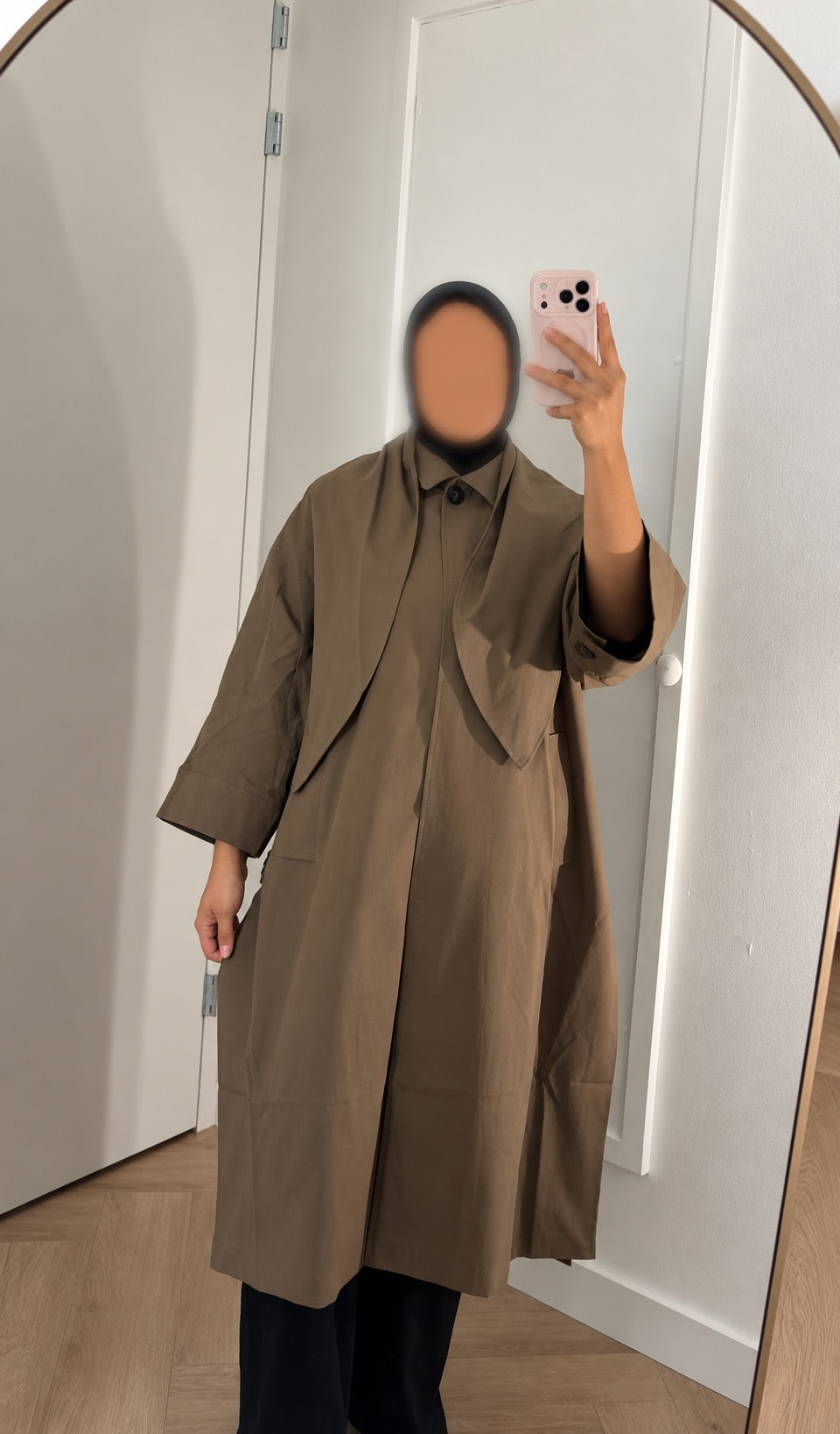 Layan cape trenchcoat