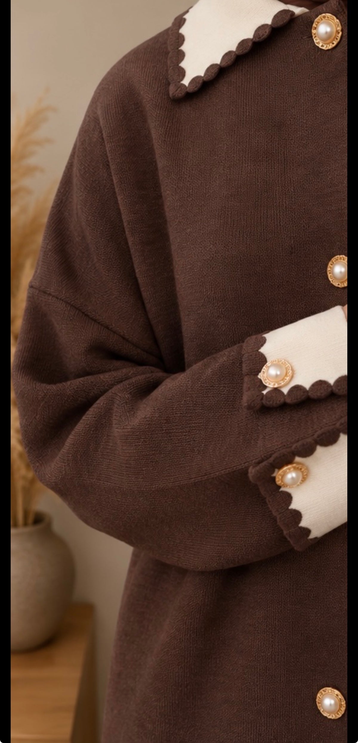 Camille twinset - Brown