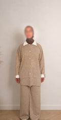 Camille twinset - taupe