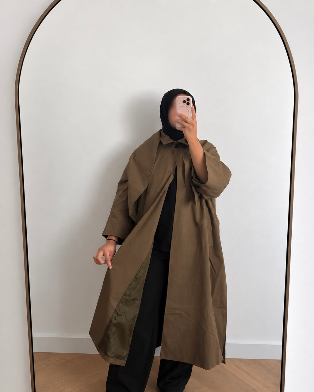 Layan cape trenchcoat