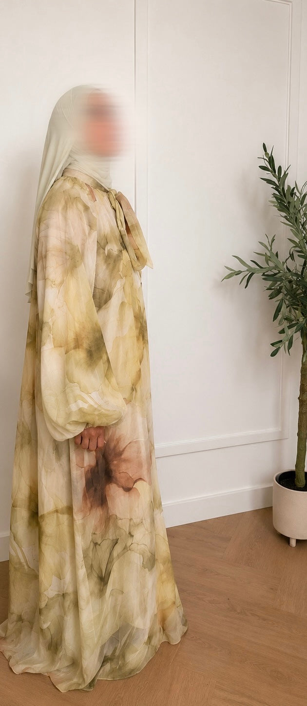Amara dress - Green olive