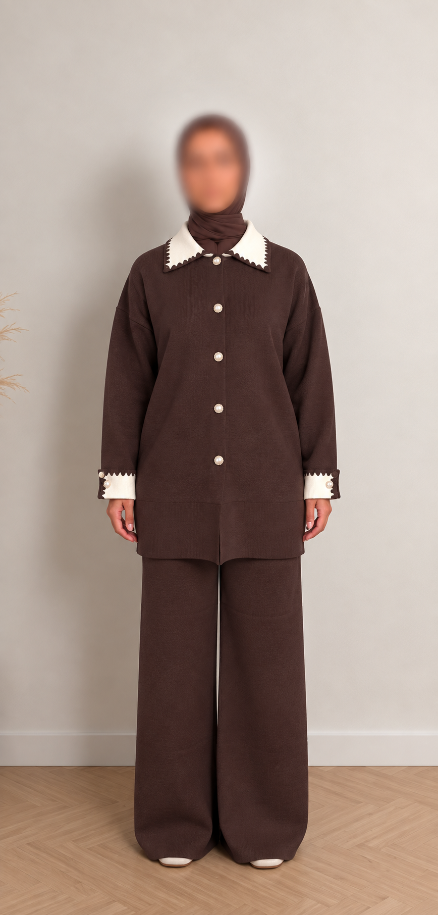 Camille twinset - Brown