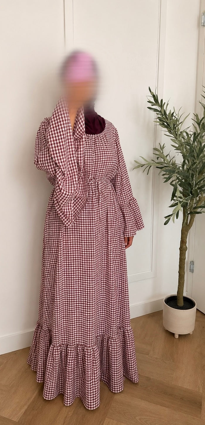 Amelié dress - Burgundy